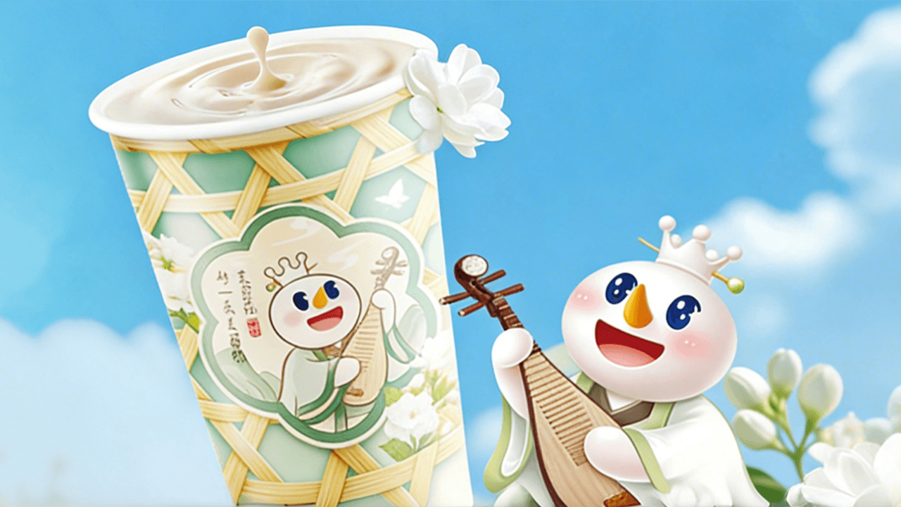 蜜雪冰城 × 茉莉奶绿新品上市